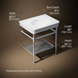 Claude™ by Studio McGee 30" rectangular console table bathroom sink