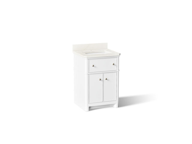 Claude™ by Studio McGee 24" bathroom vanity cabinet with sink and quartz top