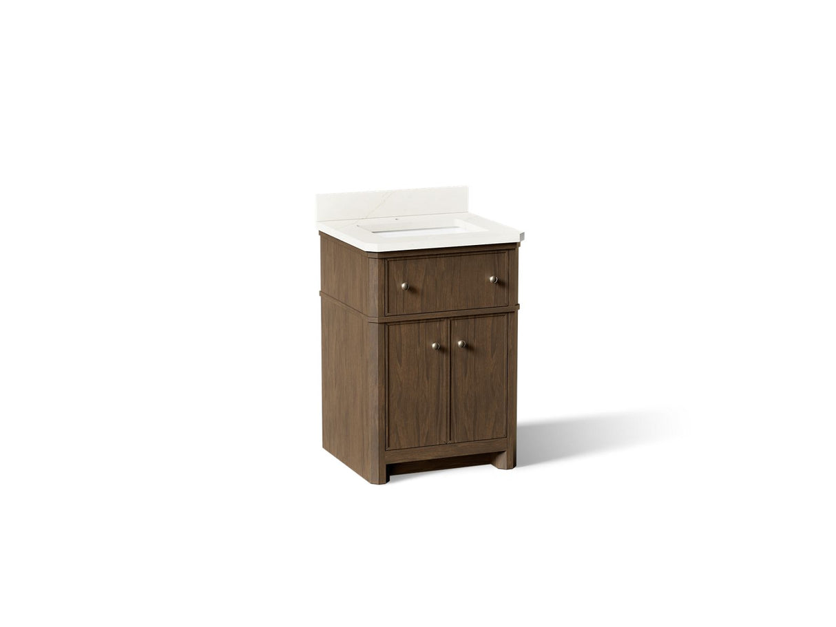 Claude™ by Studio McGee 24" bathroom vanity cabinet with sink and quartz top