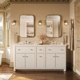 Claude™ by Studio McGee 72" bathroom vanity cabinet with sinks and quartz top