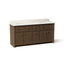 Claude™ by Studio McGee 72" bathroom vanity cabinet with sinks and quartz top