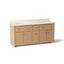Claude™ by Studio McGee 72" bathroom vanity cabinet with sinks and quartz top