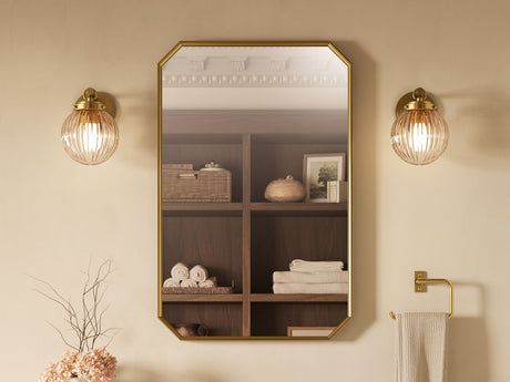 Claude™ by Studio McGee 22" x 34" rectangular framed mirror