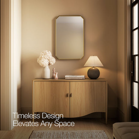 Claude™ by Studio McGee 22" x 34" rectangular framed mirror