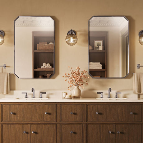Claude™ by Studio McGee 22" x 34" rectangular framed mirror