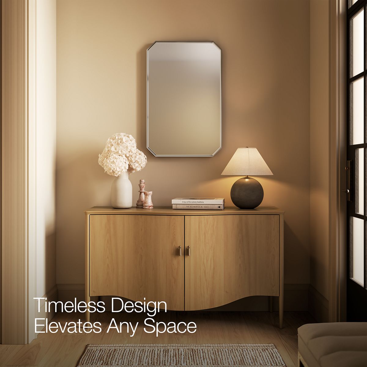 Claude™ by Studio McGee 22" x 34" rectangular framed mirror