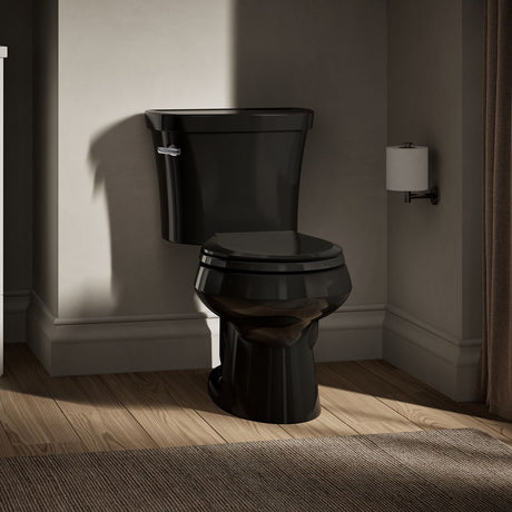Wellworth® Two-piece round-front toilet, 1.28 gpf