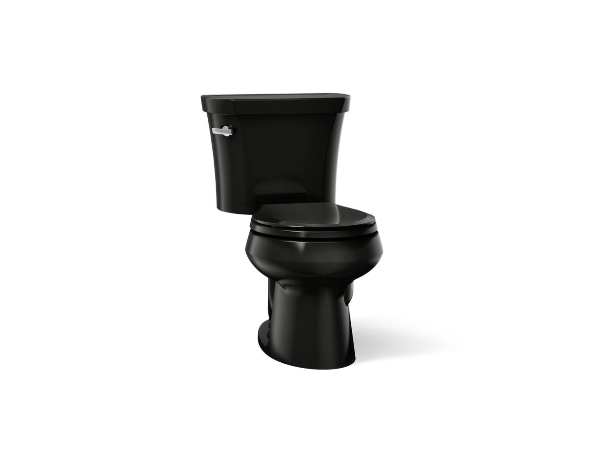 Wellworth® Two-piece round-front toilet, 1.28 gpf