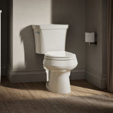Wellworth® Two-piece round-front toilet, 1.28 gpf