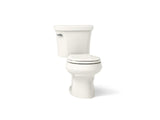 Wellworth® Two-piece round-front toilet, 1.28 gpf