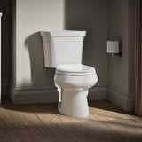 Wellworth® Two-piece round-front toilet, 1.28 gpf