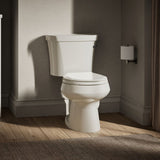 Wellworth® Two-piece round-front toilet, 1.28 gpf