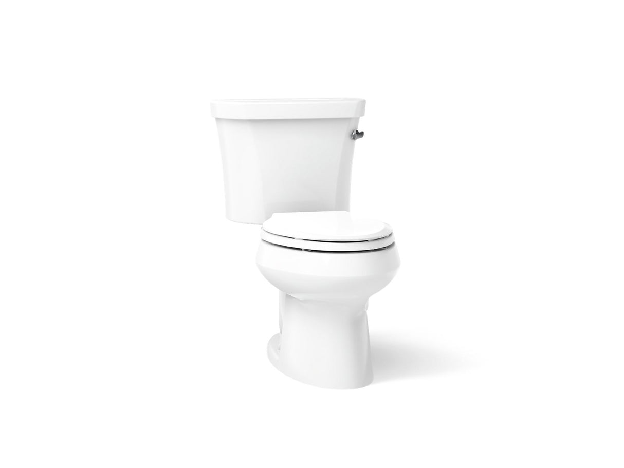 Wellworth® Two-piece elongated toilet, 1.28 gpf