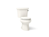 Wellworth® Two-piece elongated toilet, 1.28 gpf