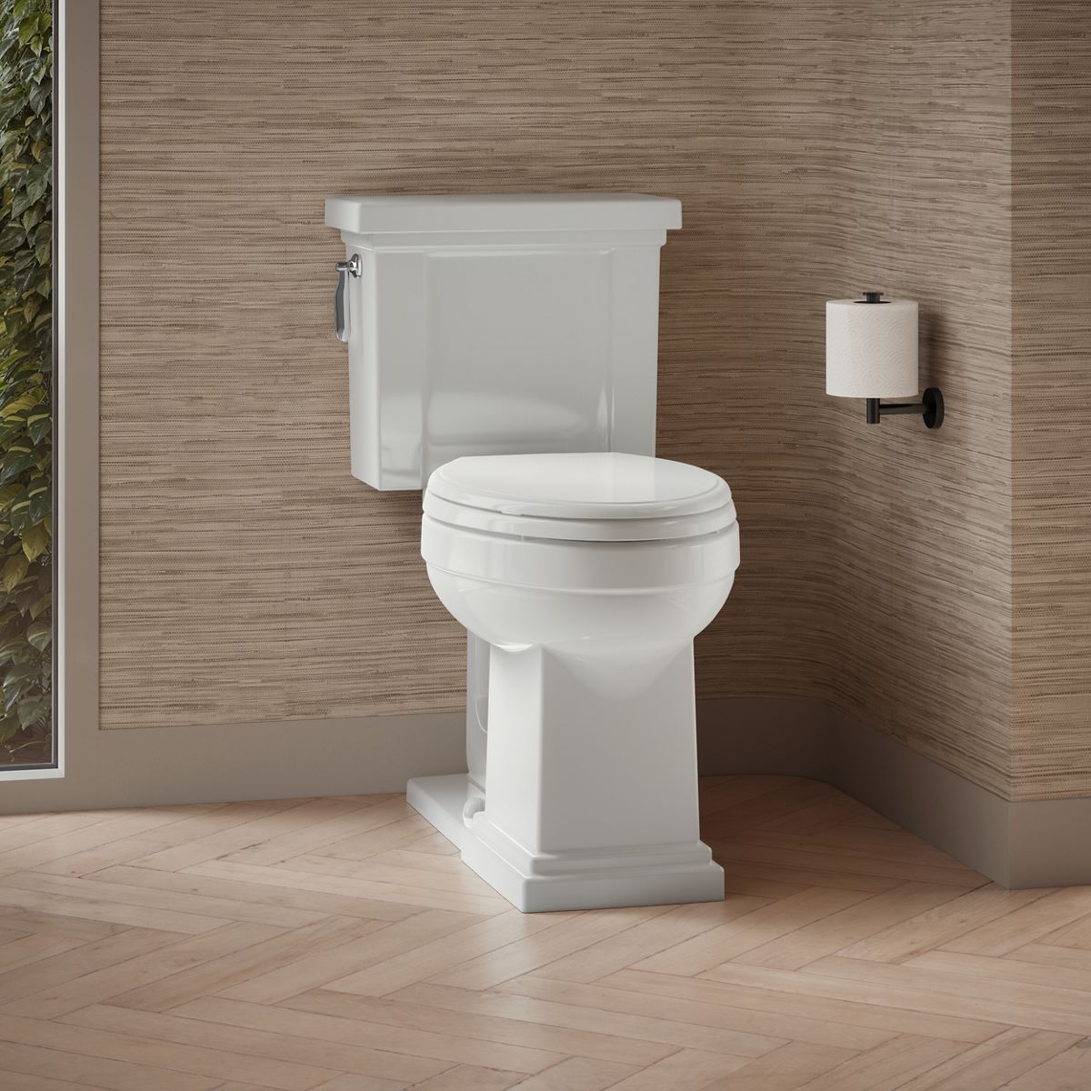 Tresham® Two-piece elongated toilet, 1.28 gpf