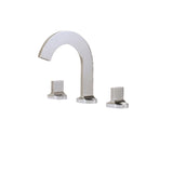 Widespread lavatory faucet