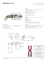 Wallmount lavatory faucet