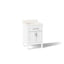 Hadron™ 24" bathroom vanity cabinet with sink and quartz top