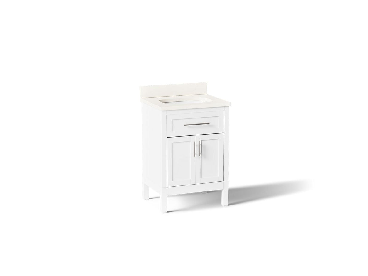 Hadron™ 24" bathroom vanity cabinet with sink and quartz top
