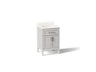 Hadron™ 24" bathroom vanity cabinet with sink and quartz top