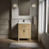 Hadron™ 24" bathroom vanity cabinet with sink and quartz top