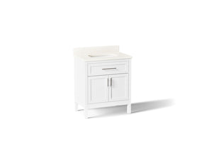 Hadron™ 30" bathroom vanity cabinet with sink and quartz top