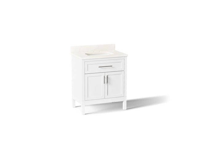 Hadron™ 30" bathroom vanity cabinet with sink and quartz top
