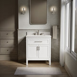 Hadron™ 30" bathroom vanity cabinet with sink and quartz top