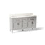 Hadron™ 60" bathroom vanity cabinet with sinks and quartz top