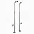 Free Standing Heavy Duty Water Supply Lines with Stop Valves - Extra Long 3970XL