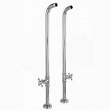 Free Standing Heavy Duty Water Supply Lines with Stop Valves - Extra Long 3970XL