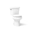 Wellworth® Two-piece round-front toilet, 1.6 gpf