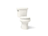 Wellworth® Two-piece round-front toilet, 1.6 gpf