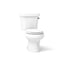 Wellworth® Two-piece round-front toilet, 1.6 gpf