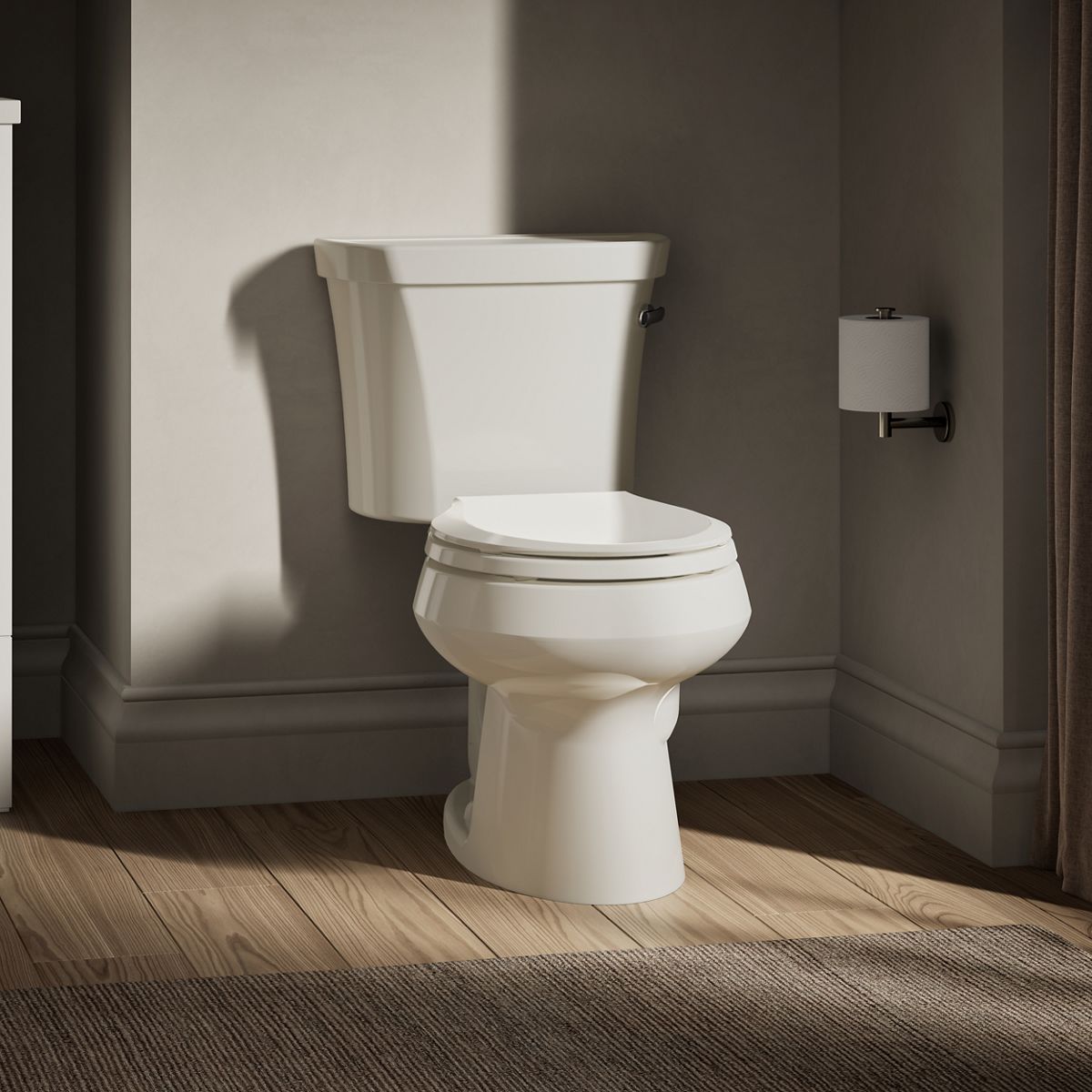 Wellworth® Two-piece round-front toilet, 1.6 gpf