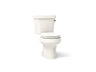 Wellworth® Two-piece round-front toilet, 1.6 gpf