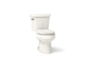 Wellworth® Two-piece elongated toilet, 1.6 gpf
