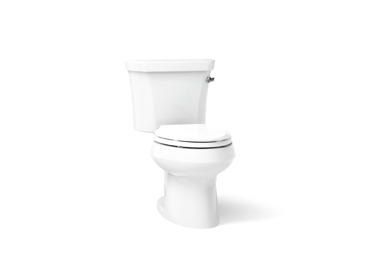 Wellworth® Two-piece elongated toilet, 1.28 gpf
