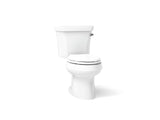 Wellworth® Two-piece elongated toilet, 1.28 gpf