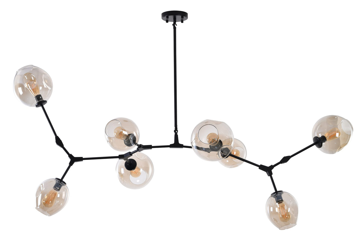 Chandelier MA11XBLK-AMB