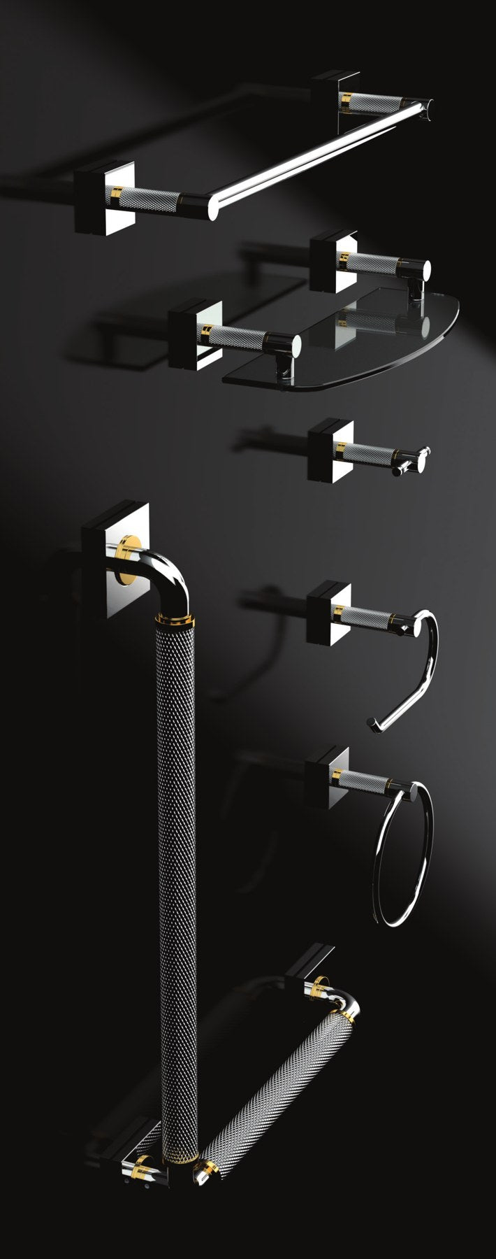 Rubinet LaSalle 18'' Dual Towel Bar (7QLA0)