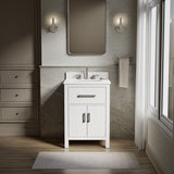 Kresla® 24" bathroom vanity cabinet with sink and quartz top