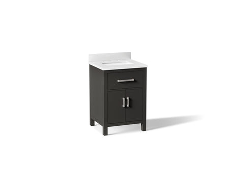 Kresla® 24" bathroom vanity cabinet with sink and quartz top