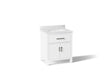 Kresla® 30" bathroom vanity cabinet with sink and quartz top