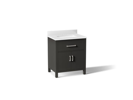 Kresla® 30" bathroom vanity cabinet with sink and quartz top