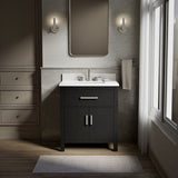 Kresla® 30" bathroom vanity cabinet with sink and quartz top