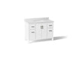 Kresla® 48" bathroom vanity cabinet with sink and quartz top