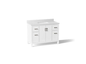 Kresla® 48" bathroom vanity cabinet with sink and quartz top