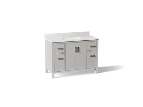 Kresla® 48" bathroom vanity cabinet with sink and quartz top