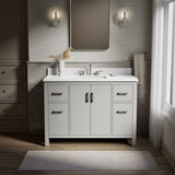 Kresla® 48" bathroom vanity cabinet with sink and quartz top